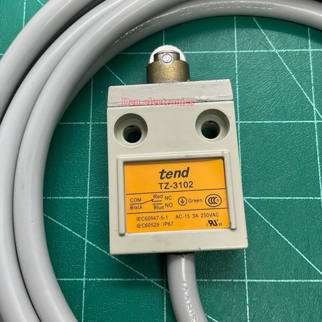 TZ-3102 Tend Limit Switch สายยาว 2M 1NO 1NC 3A 250VAC ลิมิต สวิตช์ มี4สาย พร้อมส่ง
