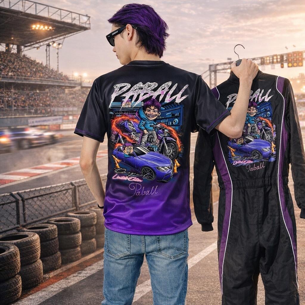 ของแท้ !!! เสื้อป๋าบอลV.2 แขนสั้น-ผ้าไมโคร พร้อมสติกเกอร์ลิมิเต็ด (สติกเกอร์รุ่นนี้สามารถนำมาเข้างานมิตติ่งป๋าบอลฟรี)