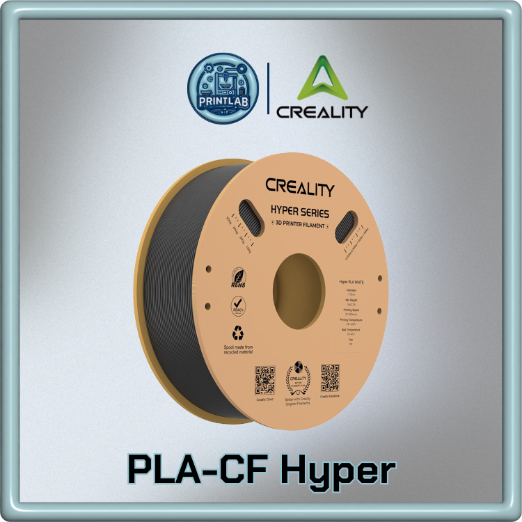 Creality PLA-CF Hyper Series With Roll 1KG 1.75mm Carbon Fiber ผิวด้าน แข็งแรงสูง สำหรับ 3D Printer