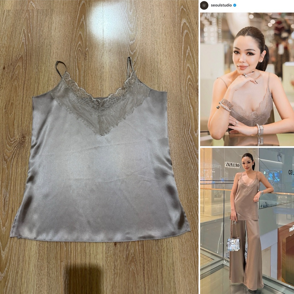 (ใช้โค้ดลดได้) seoul studio cami top
