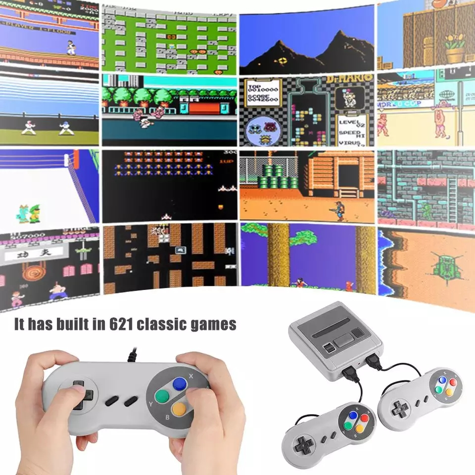 NEW SFC660 Game เครื่องเล่นเกมส์ ย้อนวัย เกมส์ย้อนยุค เกมคอนโซล Game Video Console 8 bit 660เกมส์ ราคา ถูกที่สุด ดีลบีเคเค แกลเลอรีภาพที่ 9