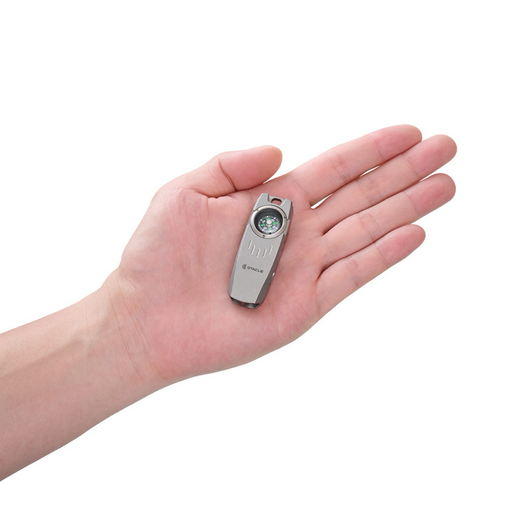 Olight OKNIFE Owhistle 2 Titanium EDC นกหวีดพร้อมเข็มทิศในตัว พวงกุญแจอเนกประสงค์ ของแท้ ใหม่ ✅ ราคา ถูกที่สุด ดีลบีเคเค แกลเลอรีภาพที่ 6