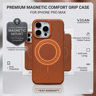 เคสแม่เหล็กงานหนัง กันกระแทกคุณภาพดี FOR IPHONE 17E 16E 11 12 13 14 15 16 PRO MAX CASE PHONE