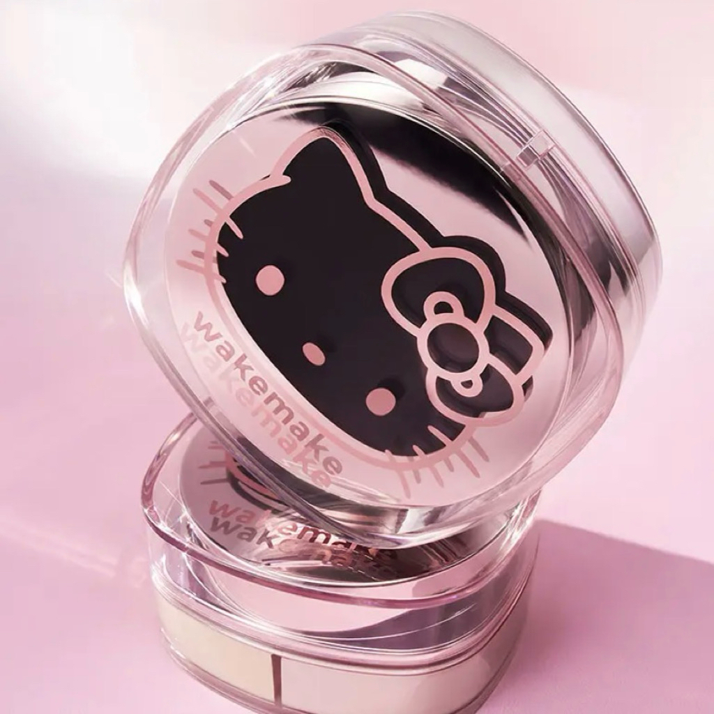 Wakemake แป้งโปร่งแสง เซ็ตผิว คุมมัน หน้าไม่ดรอป Wakemake Stay Fixer Multi Color Powder