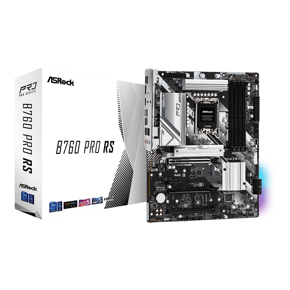 MAINBOARD (เมนบอร์ด) ASROCK B760 PRO RS - INTEL SOCKET 1700 DDR5 ATX