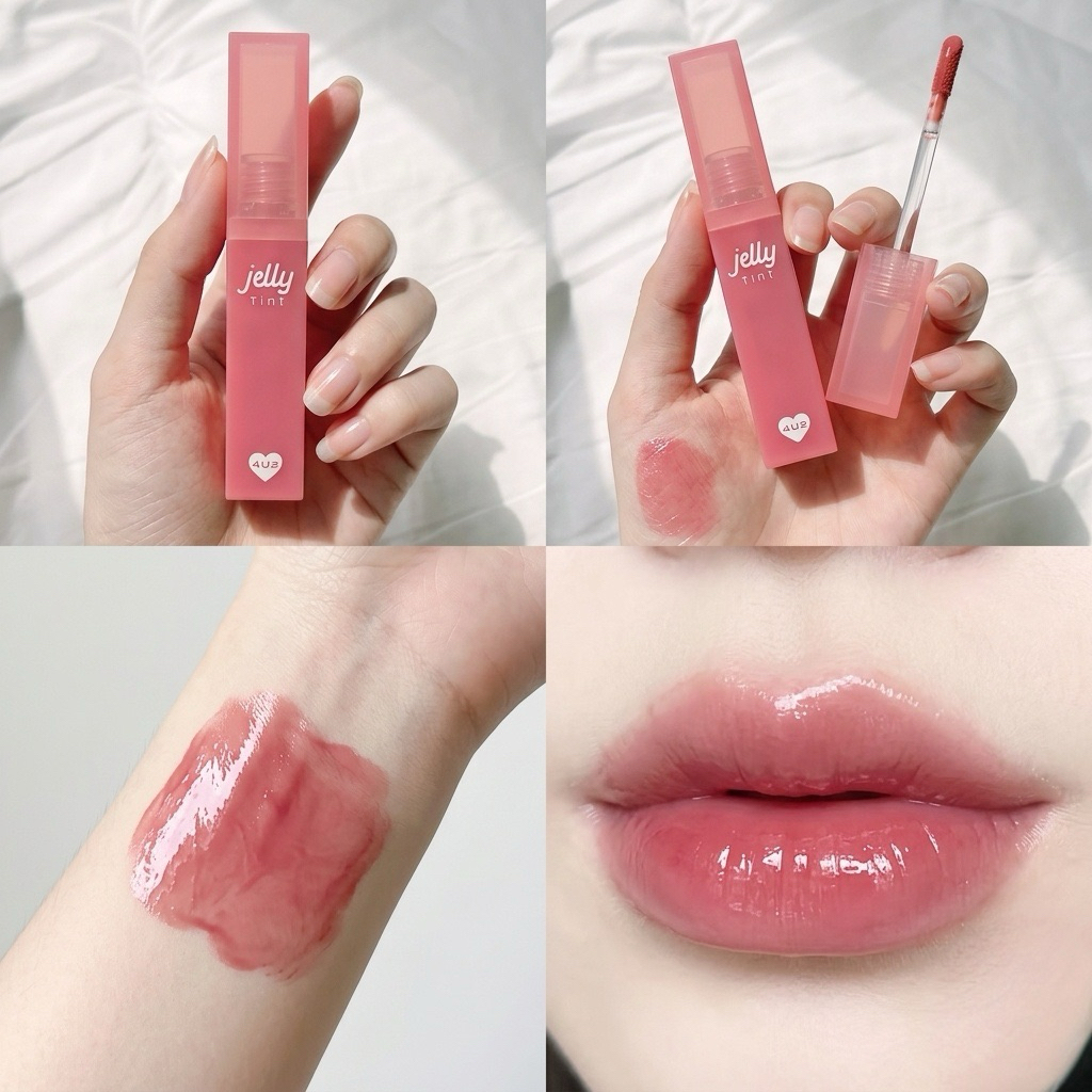 ลิป 4U2 Jelly Tint ลิปเยลลี่ ลิปเจลลี่ ทินท์ ทิ้นท์ ลิปทินท์Y2K ลิปติดทน ลิปไม่ติดแมส 4EVE ลิปสติก