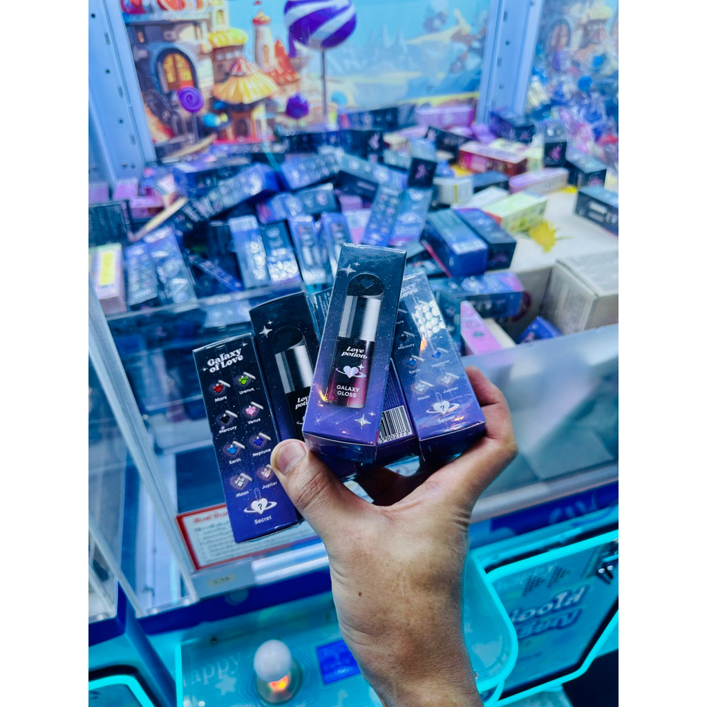 🔥ถูกจริง ถูกสุดๆ🔥 Love Potion Galaxy Lip Oil งานตู้คีบ ของแท้100% “ฉ่ำวาวดุจกระจก" สีชัดพิกเมนต์แน่นและเนื้อเข้มข้น