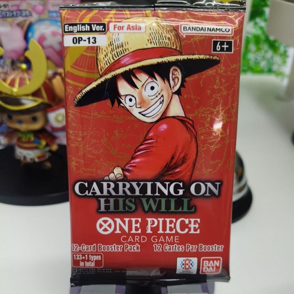 [ส่งด่วน 2 ชม.] OP-13 English Ver. One piece เรทคาร์ตั้นเทปใส ของแท้ 100%  ส่งตรงจาก กทม.