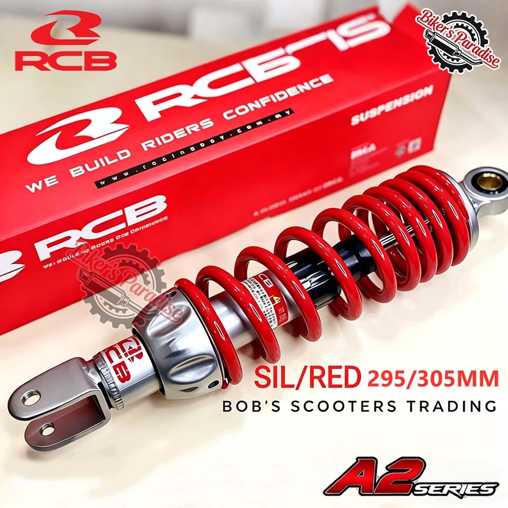 โช้คหลัง RCB A2 Series 295/305mm ใส่ Mio Fino Scoopy Click Zoomer-X Icon ติดตั้งง่าย
