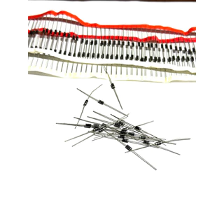 Diode ไดโอด 1N4007 1A/1200V แบบรูทะลุ DO-41 จำนวน 10ชิ้น