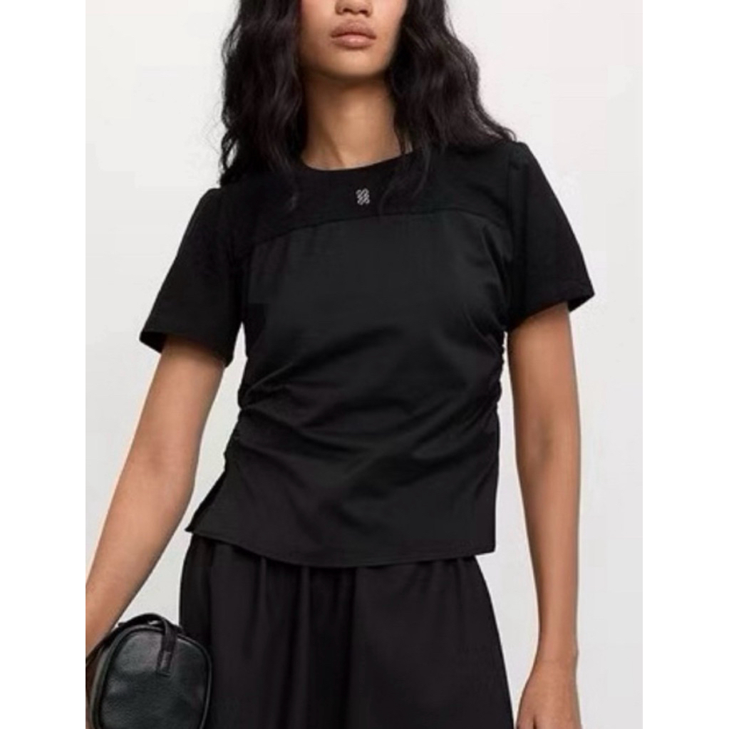 เสื้อ Pomelo Side Ruched Top ✨ใหม่