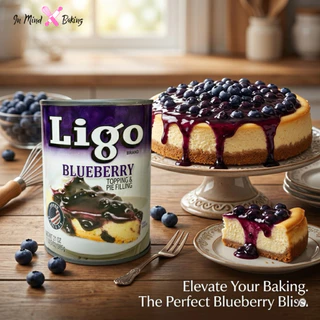 Ligo Topping & Pie Filling Blueberry Strawberry Cherry ลิโก้ พายฟิลลิ่ง ท้อปปิ้ง บลูเบอร์รี่ เชอร์รี่ สตรอเบอร์รี่ 595 ก