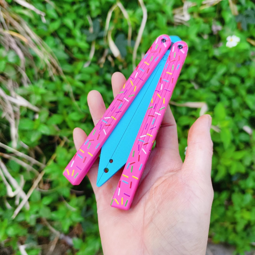 Baliplus HOM G10 Balison มีดบาลิซอง มีดควง มีดซ้อม มีดซ้อมพลาสติก มีดควงของเล่น มีดควงพลาสติก ของเล่
