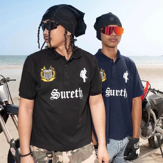 Surething - Wheelie polo shirt เสื้อโปโล มี 4สี คอปก ทรง boxy