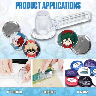 TT.idea เครื่องตัดวงกลม สำหรับทำเข็มกลัด (Badge) ขนาด 25mm, 32mm, 37mm, 44mm, 58mm โดย