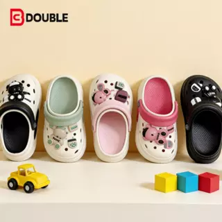 BB DOUBLE BDK893 พื้น 2 สี ลายการ์ตูนสุดน่ารัก ความสูงของพื้นรองเท้าแฟชั่นคือ 7 ซม.