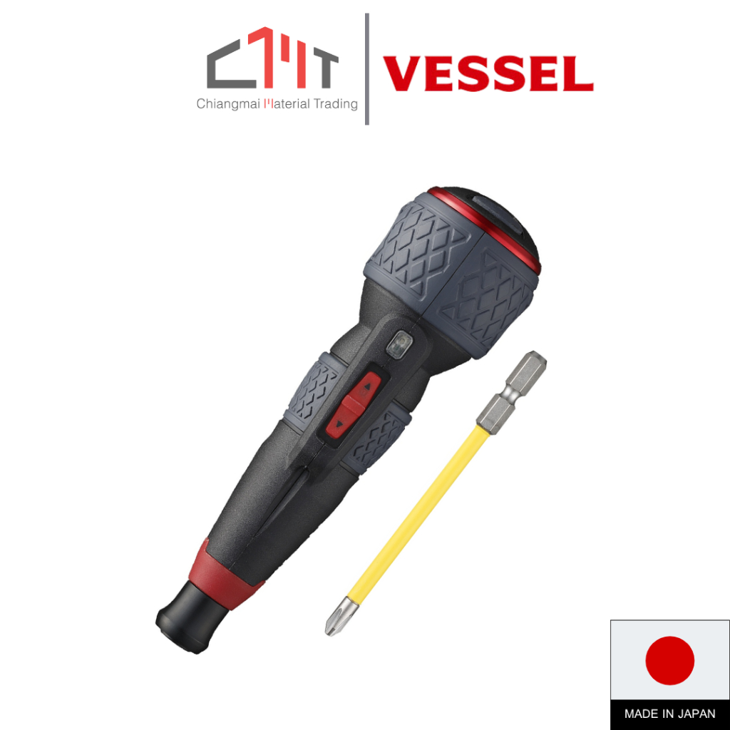 VESSEL ไขควงบอลไฟฟ้า No.220USB-P1 (RECHARGEABLE BALLGRIPS/D)
