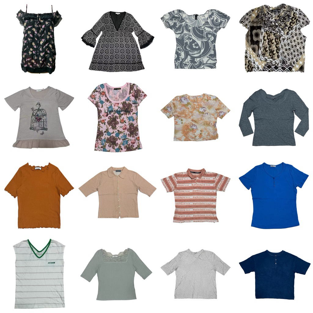 Part 3/3 *sale 19-39.- (Update 08/05/2569) เสื้อมือสองญี่ปุ่น วินเทจ y2k แฟรี่ branded 🎱🎧🌺