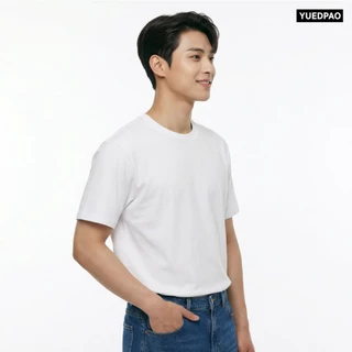 Yuedpao Smooth Skin (Unisex) - White เสื้อยืดคอกลม ผ้านุ่มลื่น เบาสบาย ระบายอากาศดี เสื้อยืดสีขาว