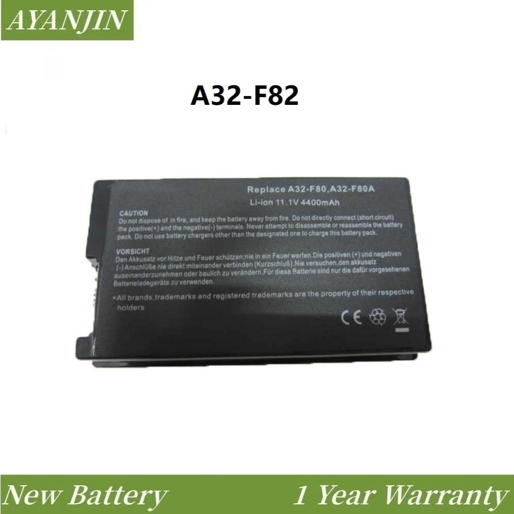 Laptop Battery for ASUS K40IN a32-f82 k40af k40id k40ab K40 K60 X8AC K50 F82