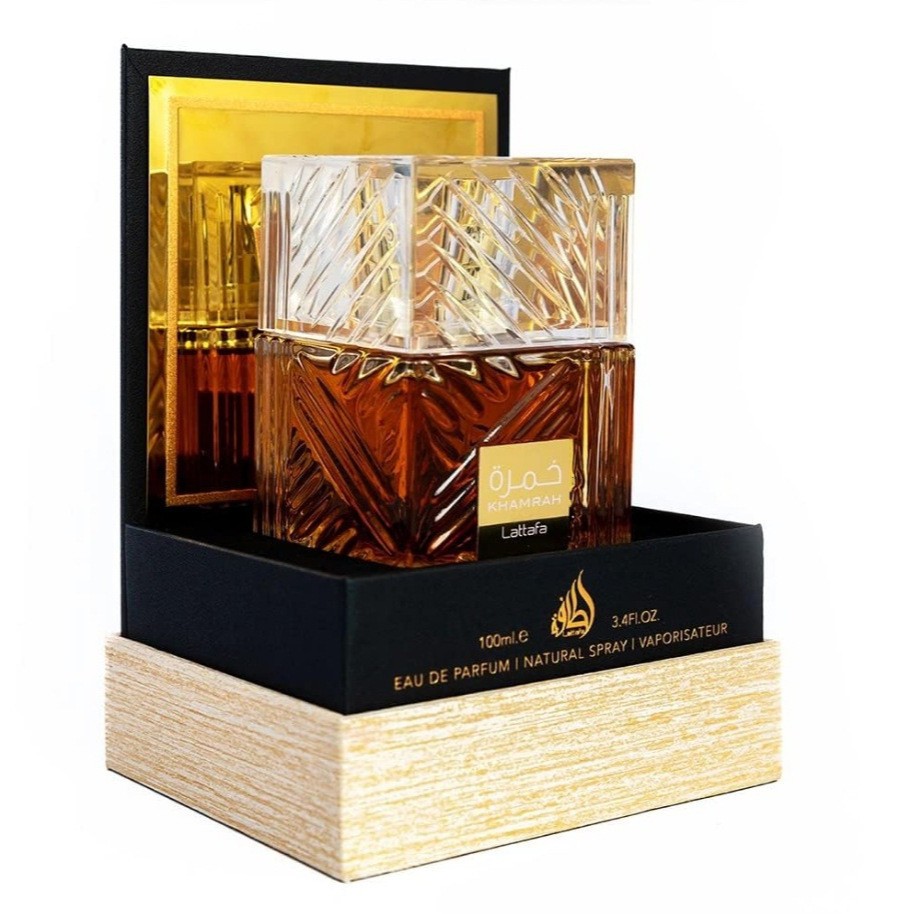 Lattafa Khamrah 100ml EDP กลิ่นวานิลลาเครื่องเทศ สุดเซ็กซี่สำหรับกลางคืน