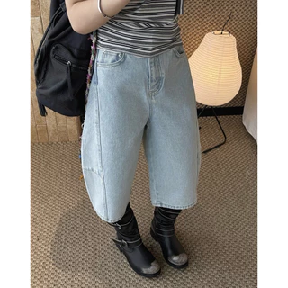 (พร้อมส่ง) Baggy Shorts Jeans กางเกงยีนส์baggy ขาสั้น3ส่วนรุ่น 11028 TAG FSY 🇰🇷