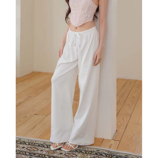 RUDY - SEA MUSE PANTS กางทรงสวยเอวมีเชือกผูกขายาวมากรุ่นนี้