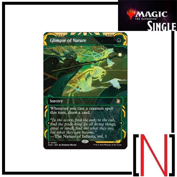 [MTG][Single][SOA] Glimpse of Nature ระดับ Rare [ภาษาอังกฤษ]