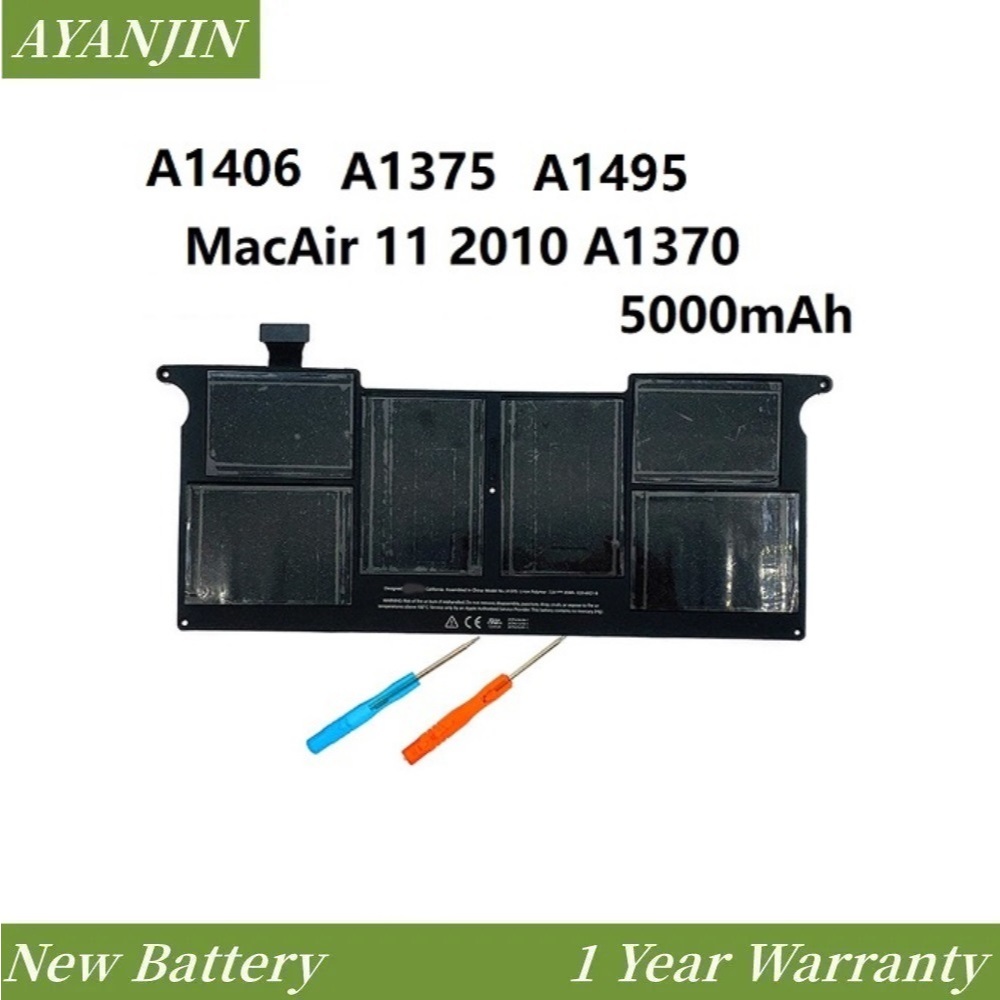 แบตเตอรี่ A1465 A1495สำหรับ MacBook Air 11นิ้ว (2012-2015 A1465) (กลางปี2011 A1370) A1406