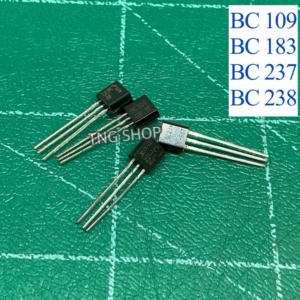 ราคาแพ็ค 10ตัว ทรานซิสเตอร์ TO92 BC109  BC183 BC214 BC237 BC238 BC327