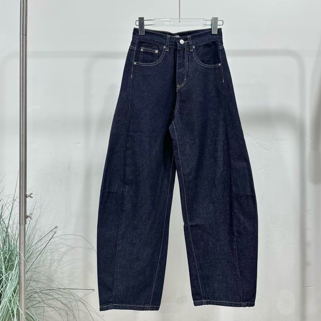 ส่งต่อ กางเกงยีนส์ Atipa 4XL มือสอง Dagger barrel jeans ทรงบาเรล สียีนส์ดิบ