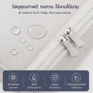 กระเป๋าเก็บสายดาต้า กระเป๋าใส่แบตสำรองพกพา กล่องสายชาร์จ แฟลชไดรฟ์ USB หูฟังกันน้ำ COD