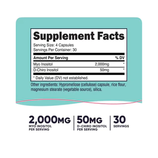 Myo D-chiro inositol 2,000 mg. 120 เม็ด