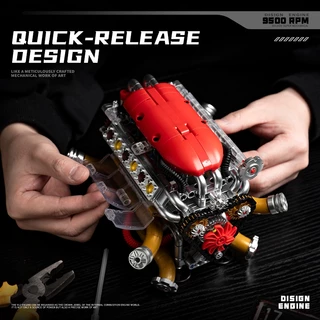 Technic ตัวต่อชุดของเล่น พร้อมมอเตอร์ เครื่องยนต์รถสปอร์ต กังหัน 618ชิ้น DIYชุดเด็กของขวัญ