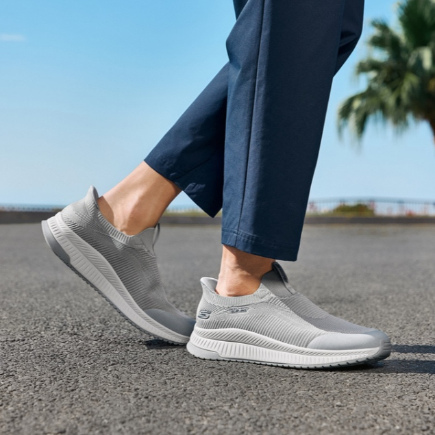 Skechers حذاء رجالي Slip-ins BOBS Sport Squad 4 — صورة 3