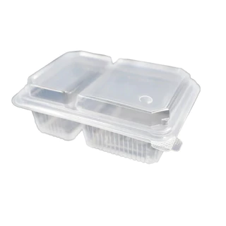 KU Pack รุ่น G133 G134 กล่องอาหาร ฝาพับ 1-2ช่อง 750 ML เข้าเวฟได้ (25ชิ้น/แพ็ค)