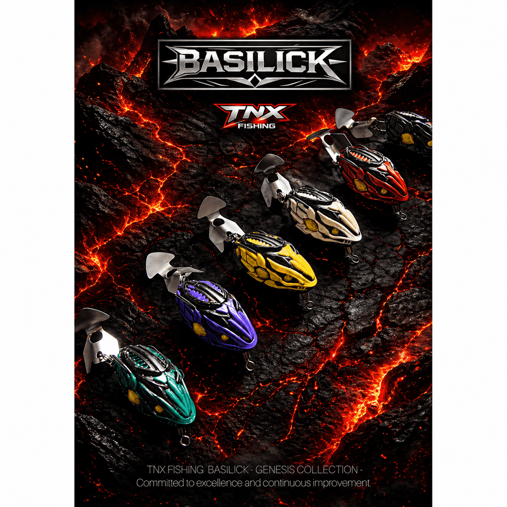 เหยื่อปลอมกบยาง BASILICK TNX fishing 4cm 7.5g. มีจำนวนจำกัด (สินค้า พร้อมส่ง) หมดเเล้ว รออีก 3เดือน