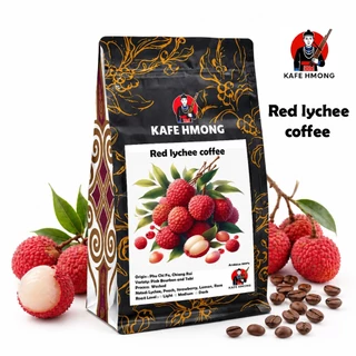Red lychee coffee เมล็ดกาแฟคั่้วลิ้นจี่แดง หอมๆ