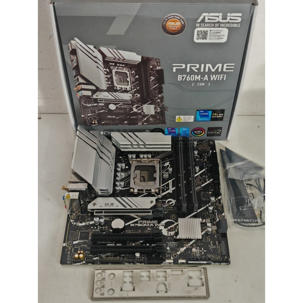 Asus prime B760M-A WIFI CSM DDR5 มือสอง