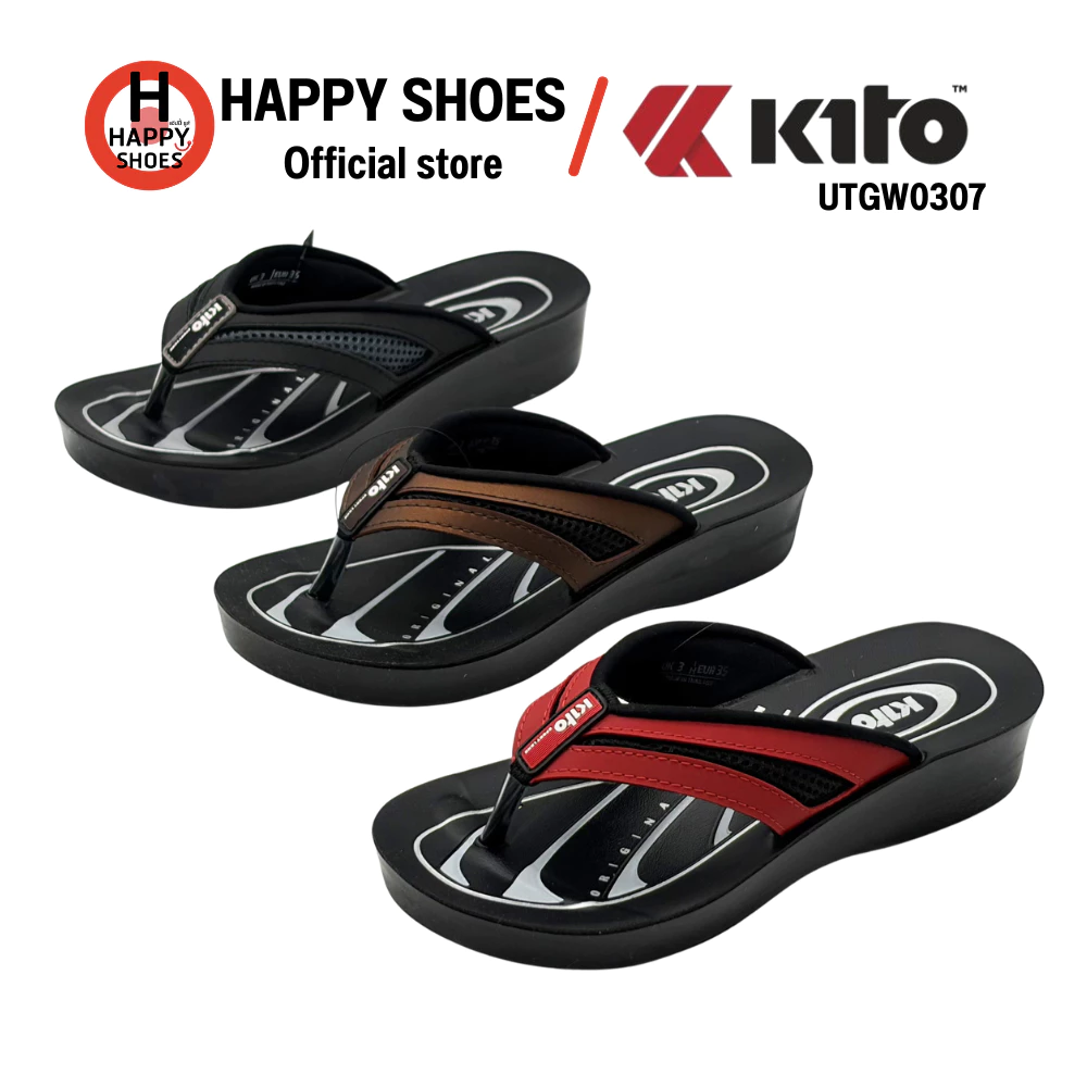 KITO กีโต้ รุ่น UTGW0307 รองเท้าแตะคีบ พื้นพียู สำหรับผู้หญิง เบอร์ 35-39 ทนทาน สบายเท้า