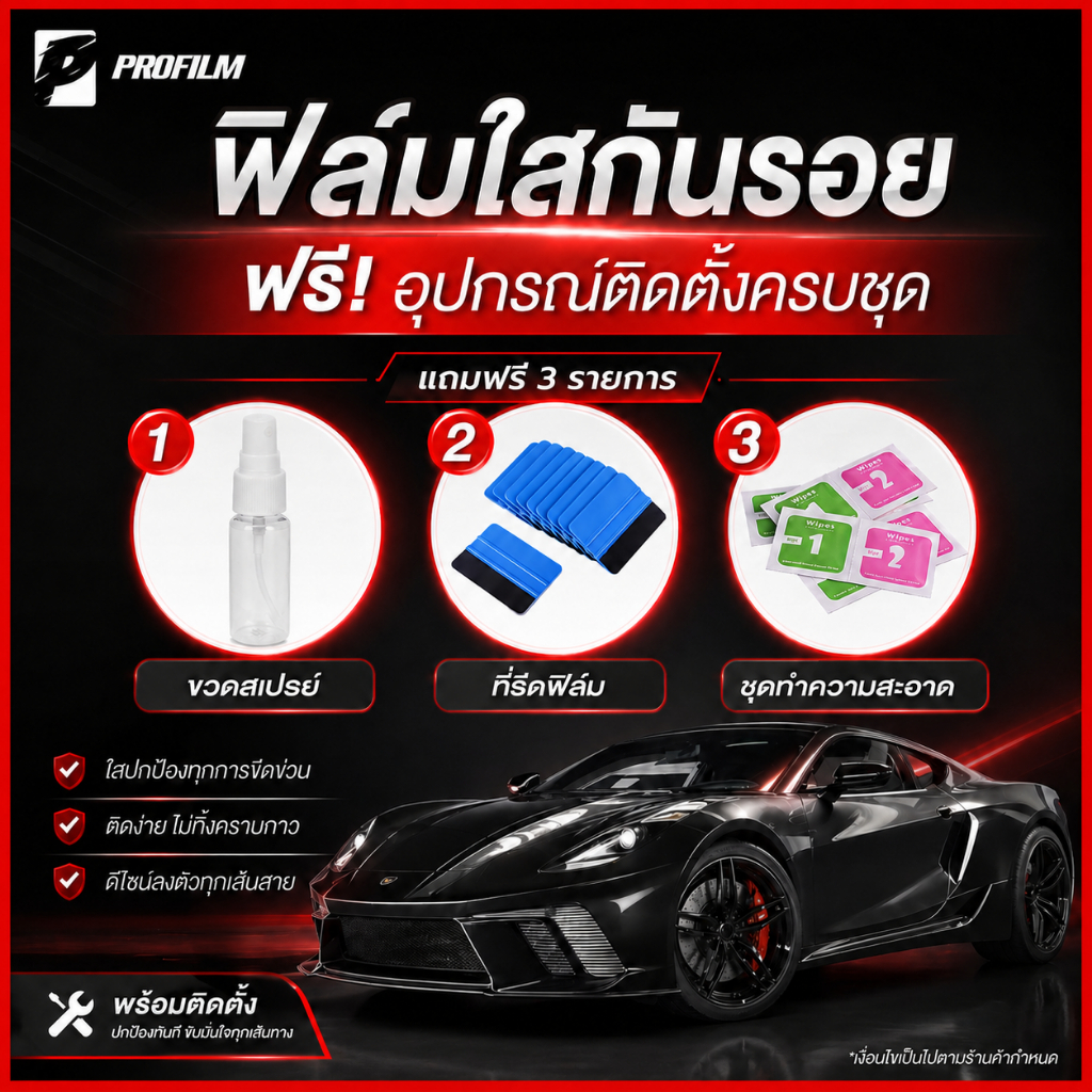 ฟิล์มใสกันรอยขอบฝาท้ายรถเกรดพรี่เมี่ยม TPU ติดรถได้ทุกรุ่น รูปที่ 2