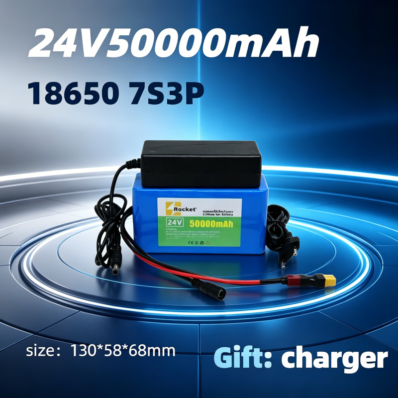 lithium battery 24V 30Ah 50Ah แบตเตอรี่แบบชาร์จไฟพร้อม BMS แบตเตอรี่ลิเธียมบอร์ดป้องกัน