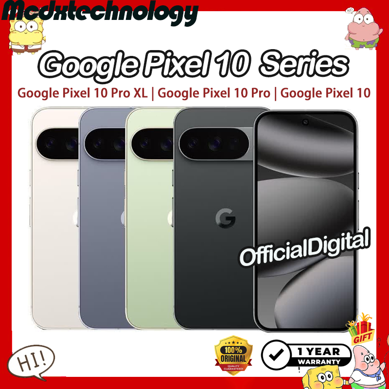 Google Pixel 10 Pro XL Google Pixel 10 Pro Google Pixel 10 Google Tensor G5 6.8"/6.3" 5200/4870/4970