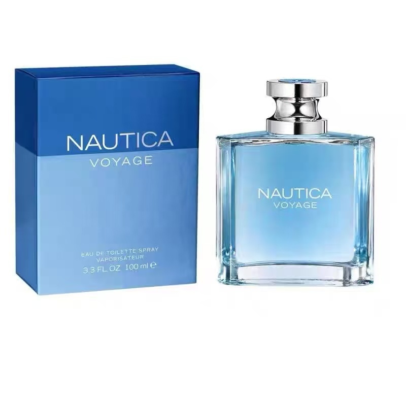 Nautica Voyage EDT 100ml น้ำหอมผู้ชาย Woody Aquatic กลิ่นทะเล สดชื่น ใส่ได้ทุกวัน กล่องซีล พร้อมส่ง
