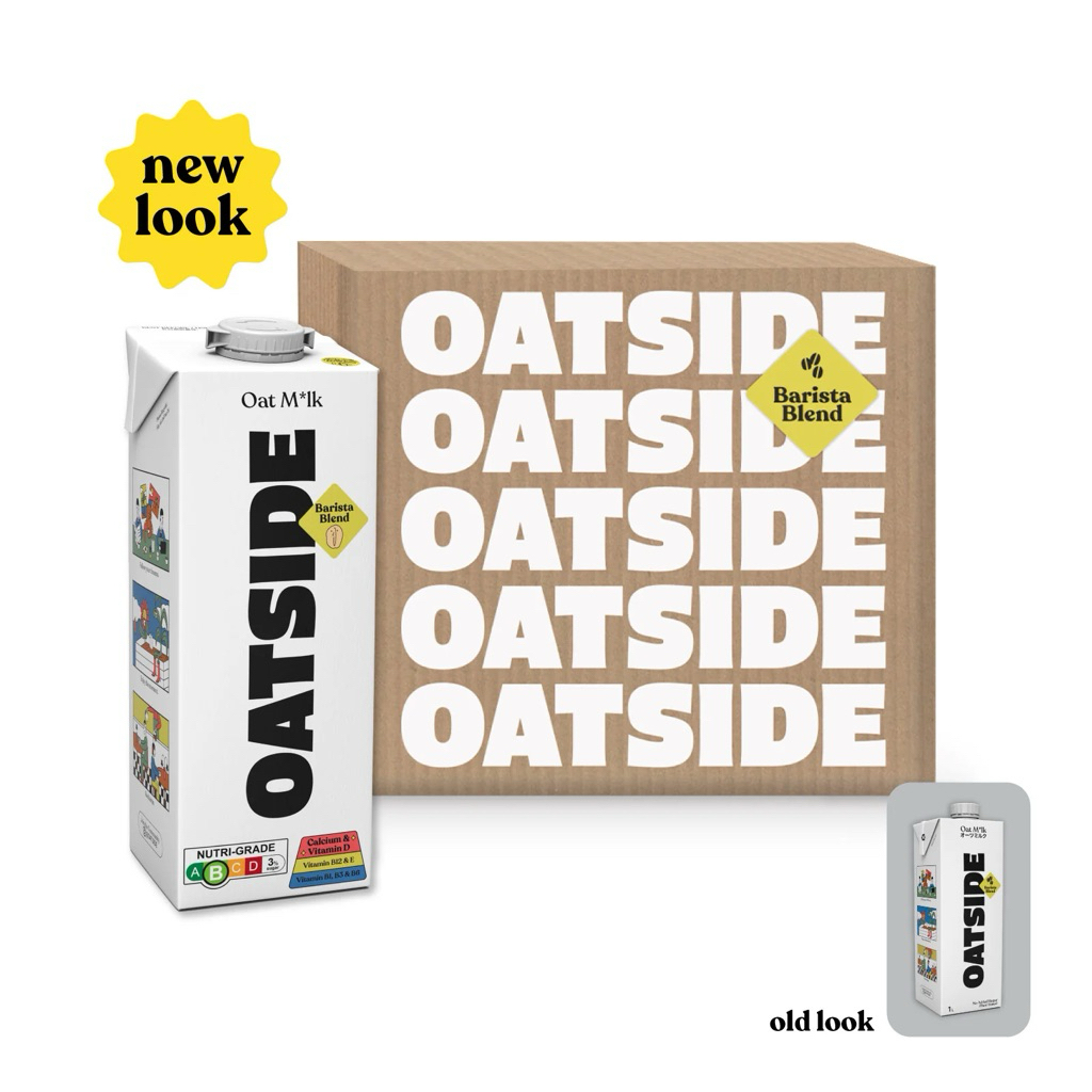(พร้อมส่ง‼️)Oatside สูตรBarista 1000ml หิ้วเองจากสิงคโปร์🇸🇬