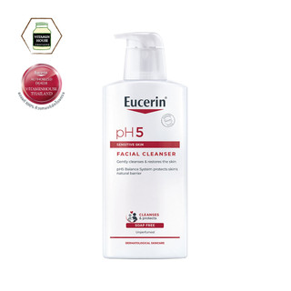 EUCERIN pH5 Sensitive Facial Cleanser ยูเซอริน พีเอช5 เซนซิทีฟ เฟเชี่ยล คลีนเซอร์ 400 ml