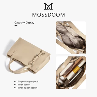 MOSSDOOM Vala Bag กระเป๋าถือสุดคลาสสิค สไตล์เรียบหรู พร้อมสายสะพายข้างปรับระดับได้
