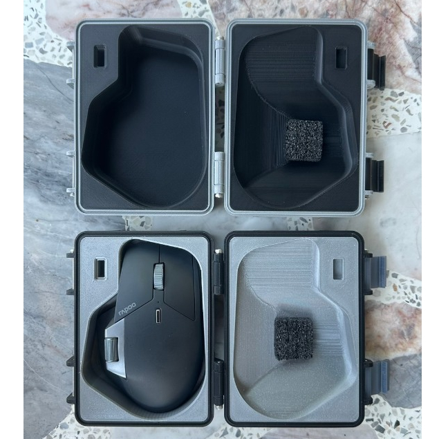 เคสเม้าส์ กล้องเก็บเม้าส์ สำหรับ Logitech MX Master 3/3S และ Rapoo MT760, MT760L, MT760mini พร้อมโฟม