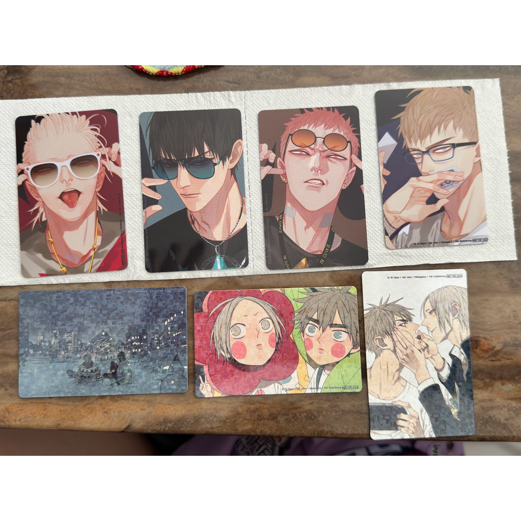 การ์ดจากการ์ตูนเรื่อง 19 Day