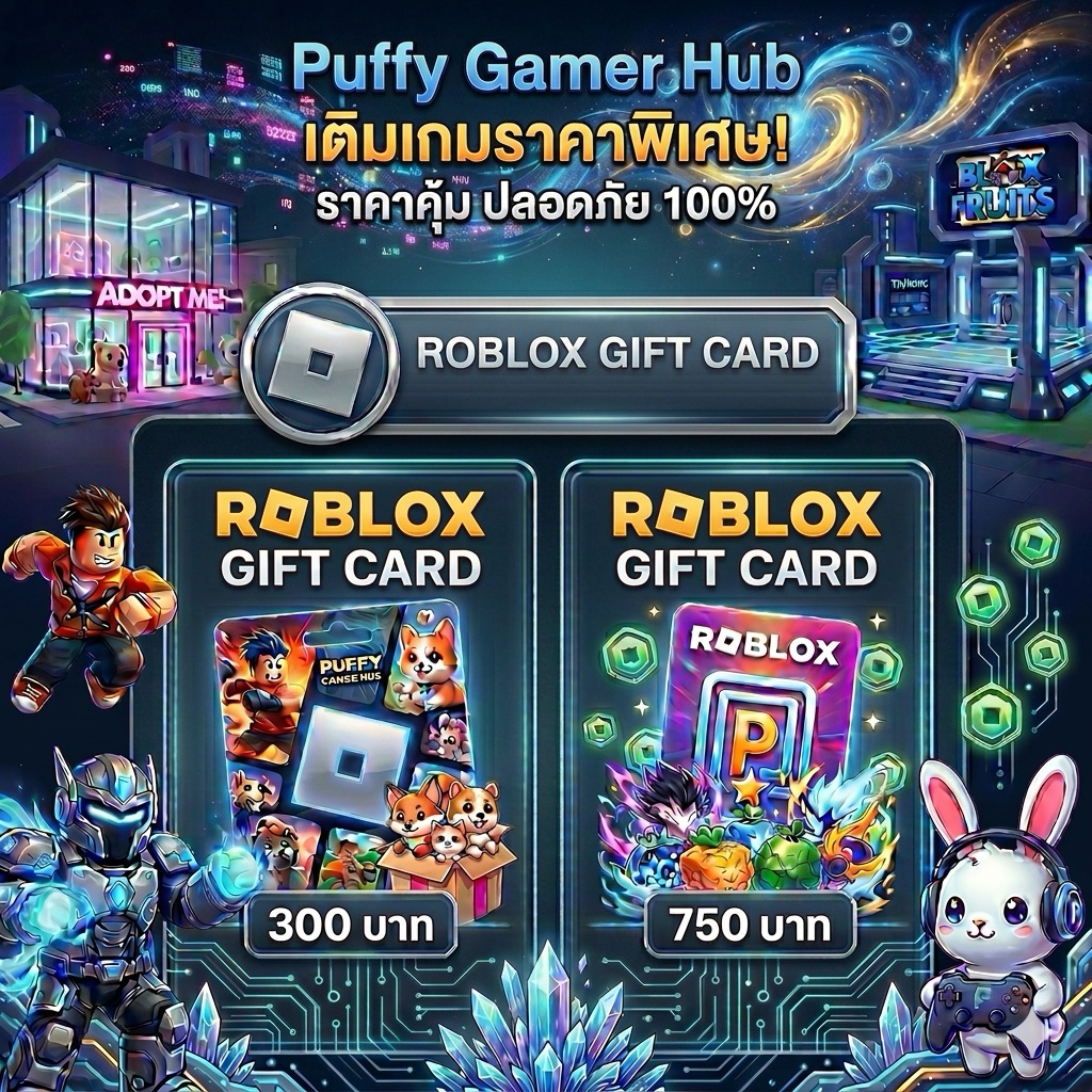 เติม Roblox Gift Card